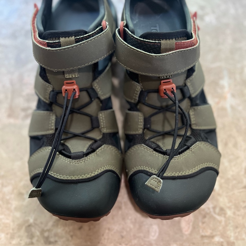 Teva Olive and Black Adventure Sandals